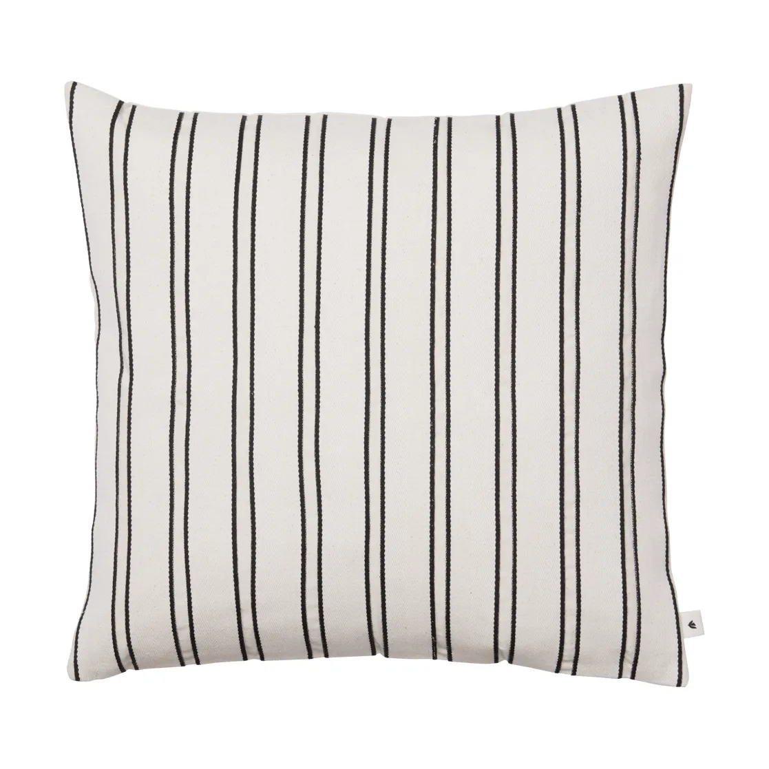 Twill cushion cover 50x50 cm, Off-white-black Ferm Living