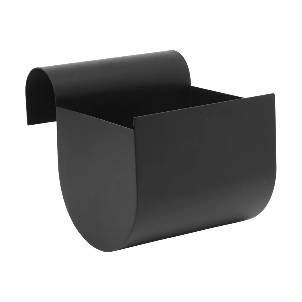 Uma balcony planter small 20 cm, Black Ferm Living