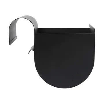 Uma balcony planter small 20 cm - Black - Ferm Living
