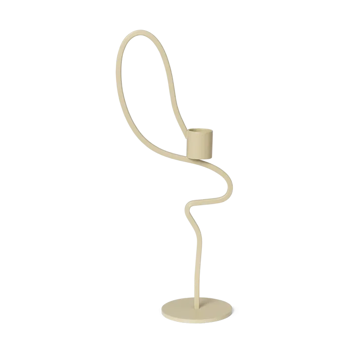 Valse candlestick high - Cashmere - Ferm Living