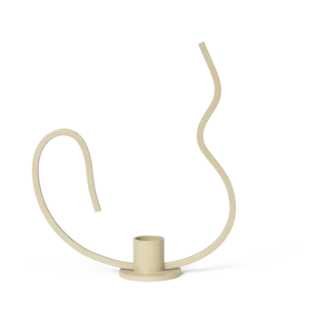 Valse candlestick low - Cashmere - Ferm Living