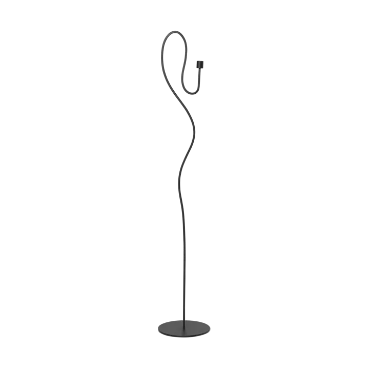 Valse floor candlestick - Black - Ferm Living