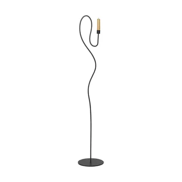 Valse floor candlestick - Black - Ferm Living