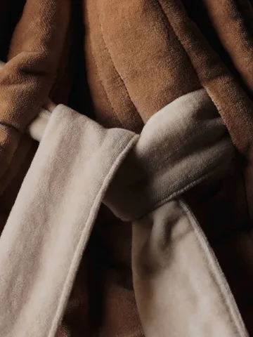 Vari quilted sack 50x70 cm - Velvet-tan - Ferm Living