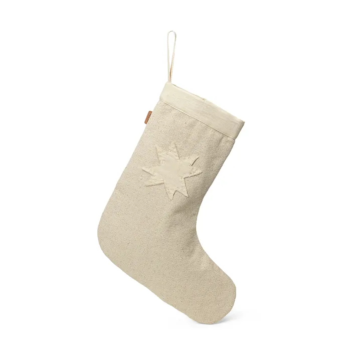 Vela Christmas stocking - Natural - Ferm Living