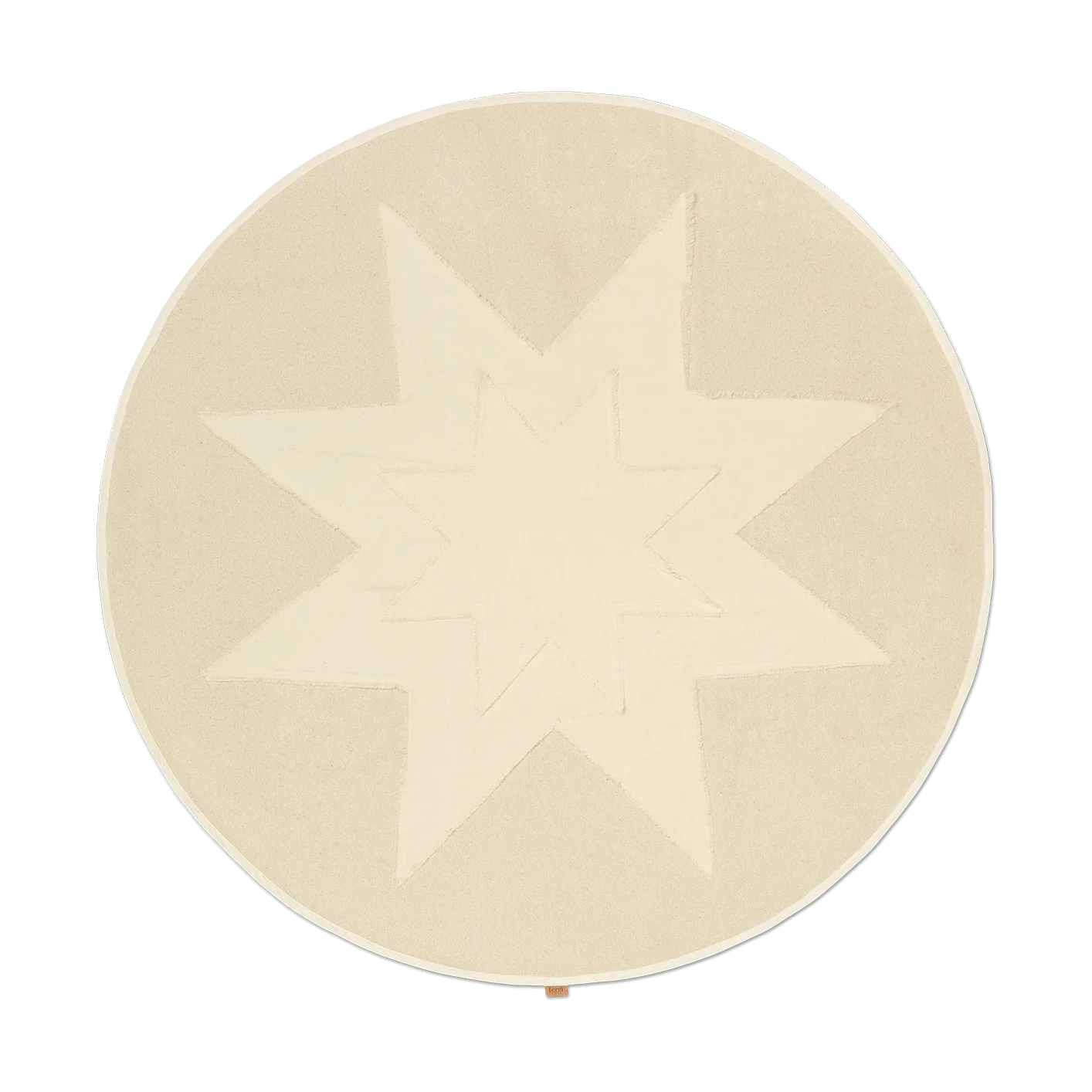 Vela Star Christmas tree rug, Natural Ferm Living