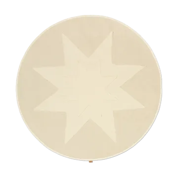 Vela Star Christmas tree rug - Natural - Ferm Living