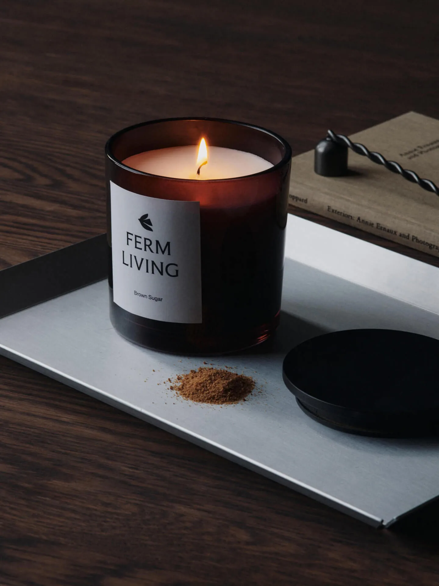 Vitto scented candle 45 h, Dark Grape Ferm Living