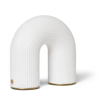 Vuelta portable table lamp - White - Ferm Living