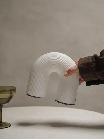 Vuelta portable table lamp - White - Ferm Living