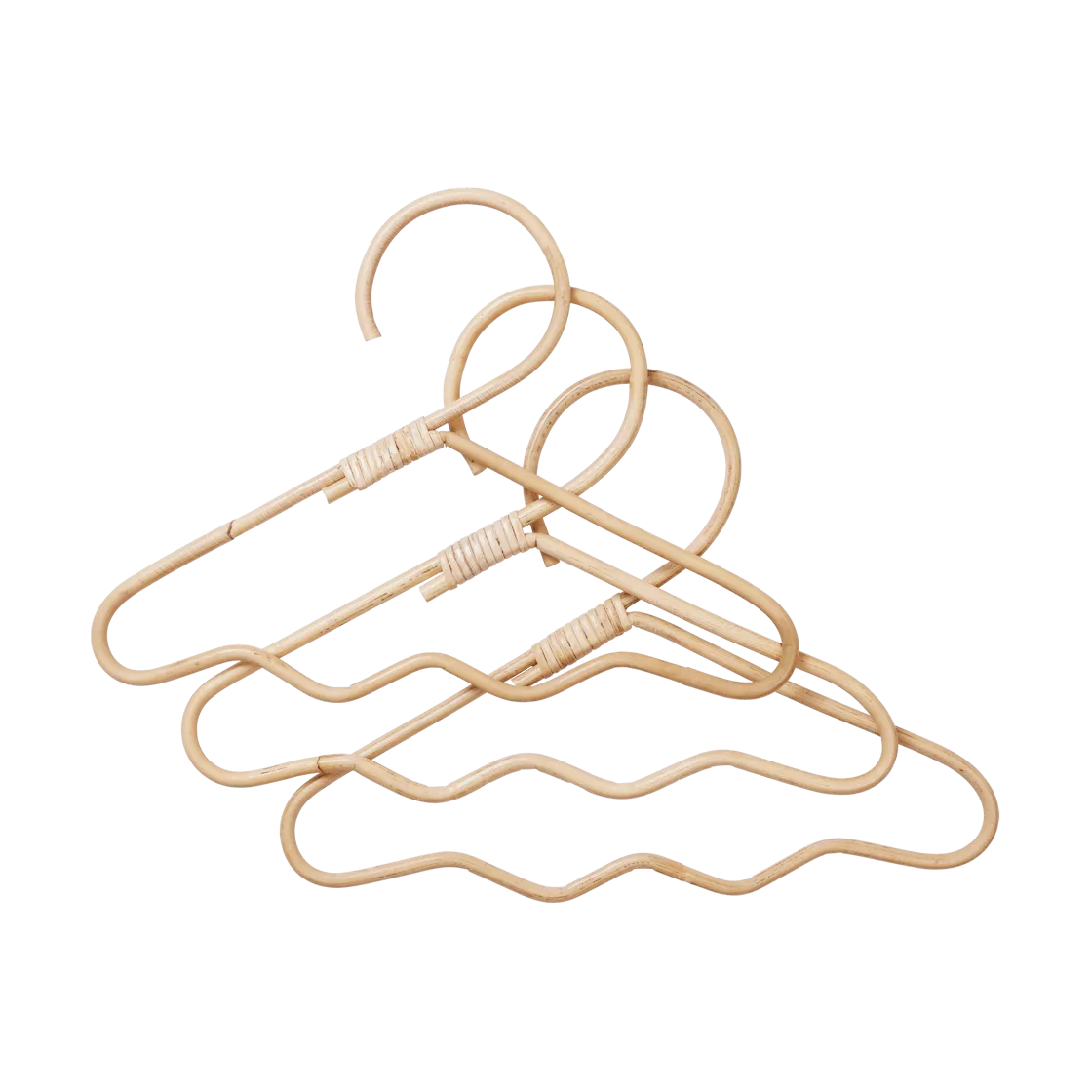Wavi hangers 3-pack, Natural Ferm Living