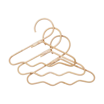 Wavi hangers 3-pack - Natural - Ferm Living