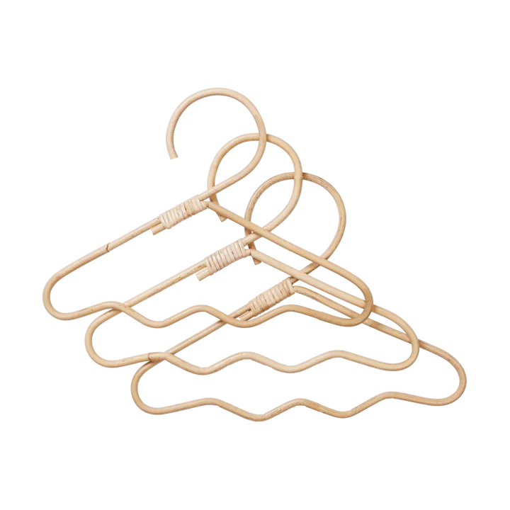 Wavi hangers 3-pack - Natural - Ferm Living