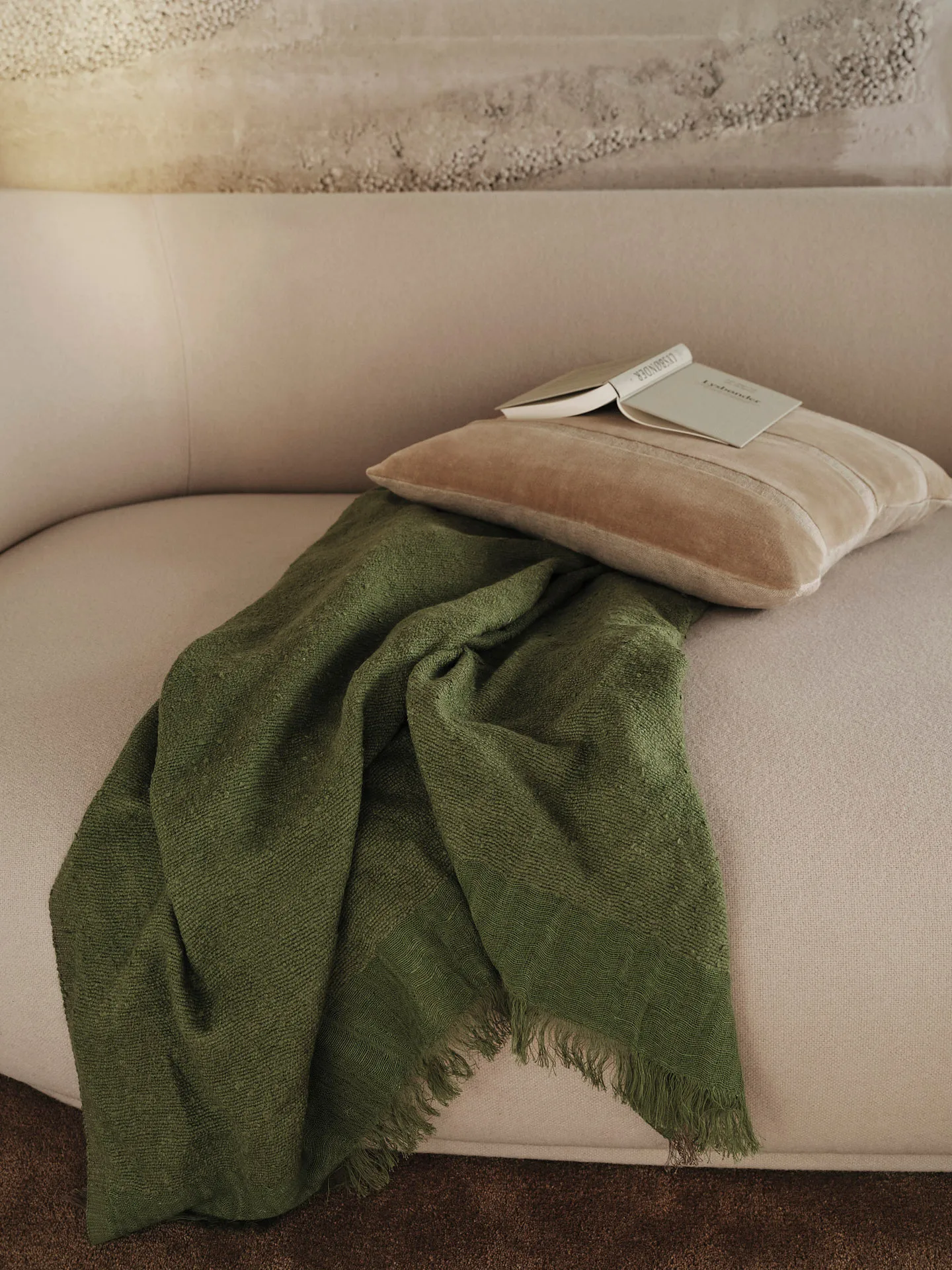 Weaver throw 120x170 cm, Avocado Ferm Living