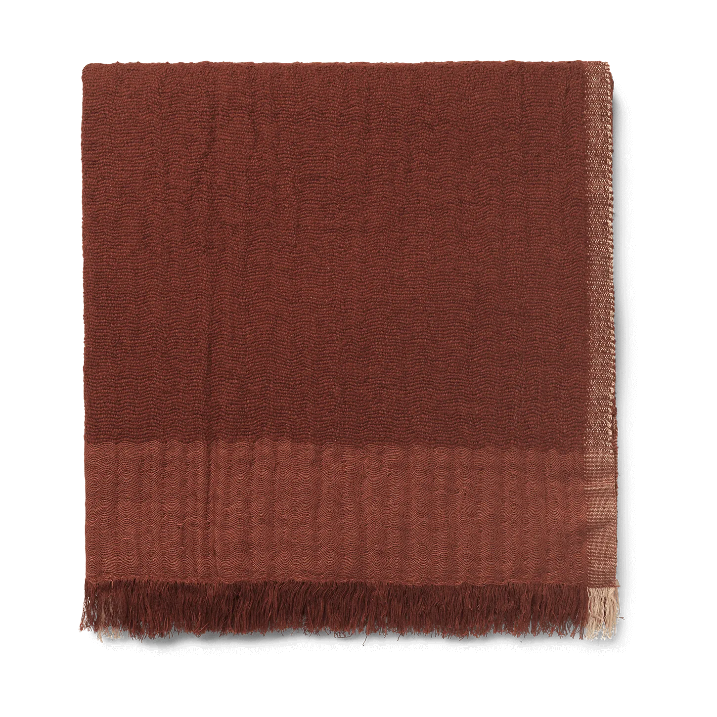 Weaver throw 120x170 cm, Red Brown Ferm Living
