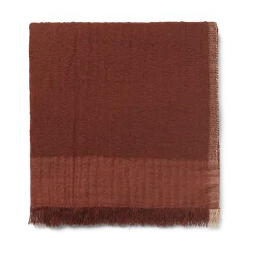 Weaver throw 120x170 cm - Red Brown - Ferm Living