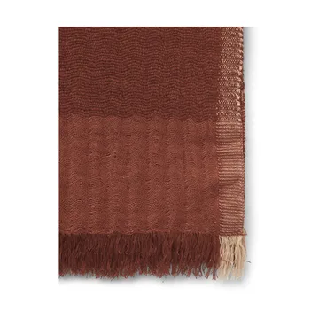 Weaver throw 120x170 cm - Red Brown - Ferm Living
