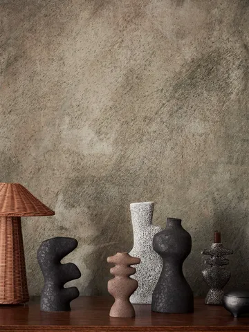 Yara candlestick large - Dark Sand - Ferm Living