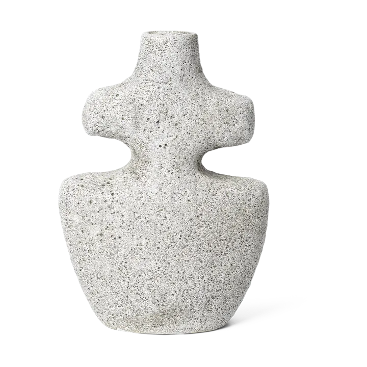 Yara candlestick medium - Grey Pumice - Ferm Living