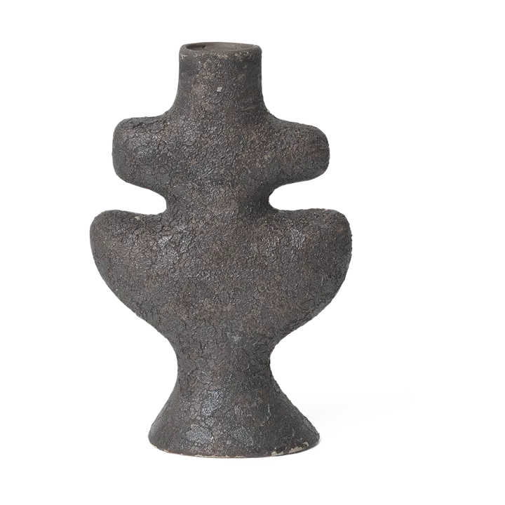 Yara candlestick small - Rustic Iron - Ferm Living