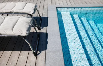 Amigo XXL Soft cushion for sun lounger - Black - Fiam