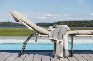 Amigo XXL Soft cushion for sun lounger - Black - Fiam