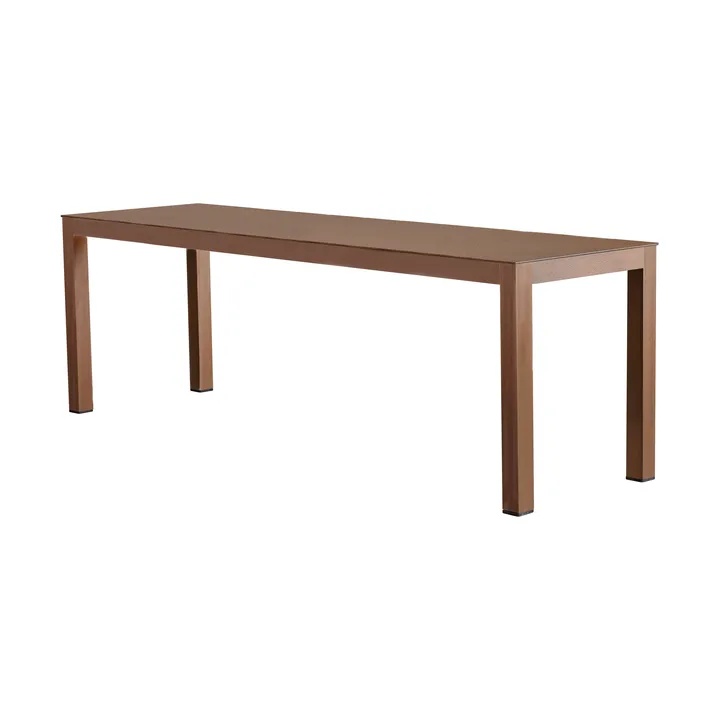 Aria bench - Rust brown - Fiam