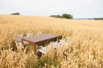 Aria extendable dining table 140-200 cm - Rust - Fiam