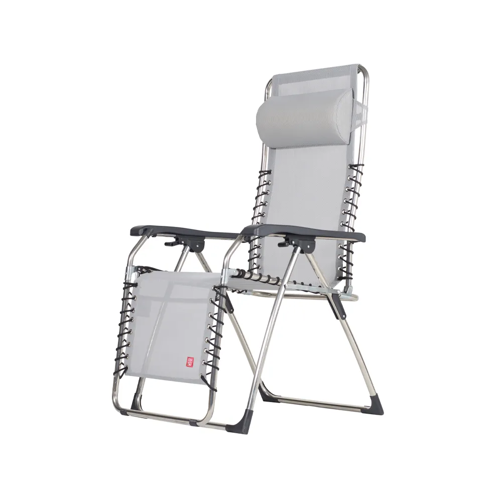 Movida sun lounger, Textaline grey-aluminium frame Fiam