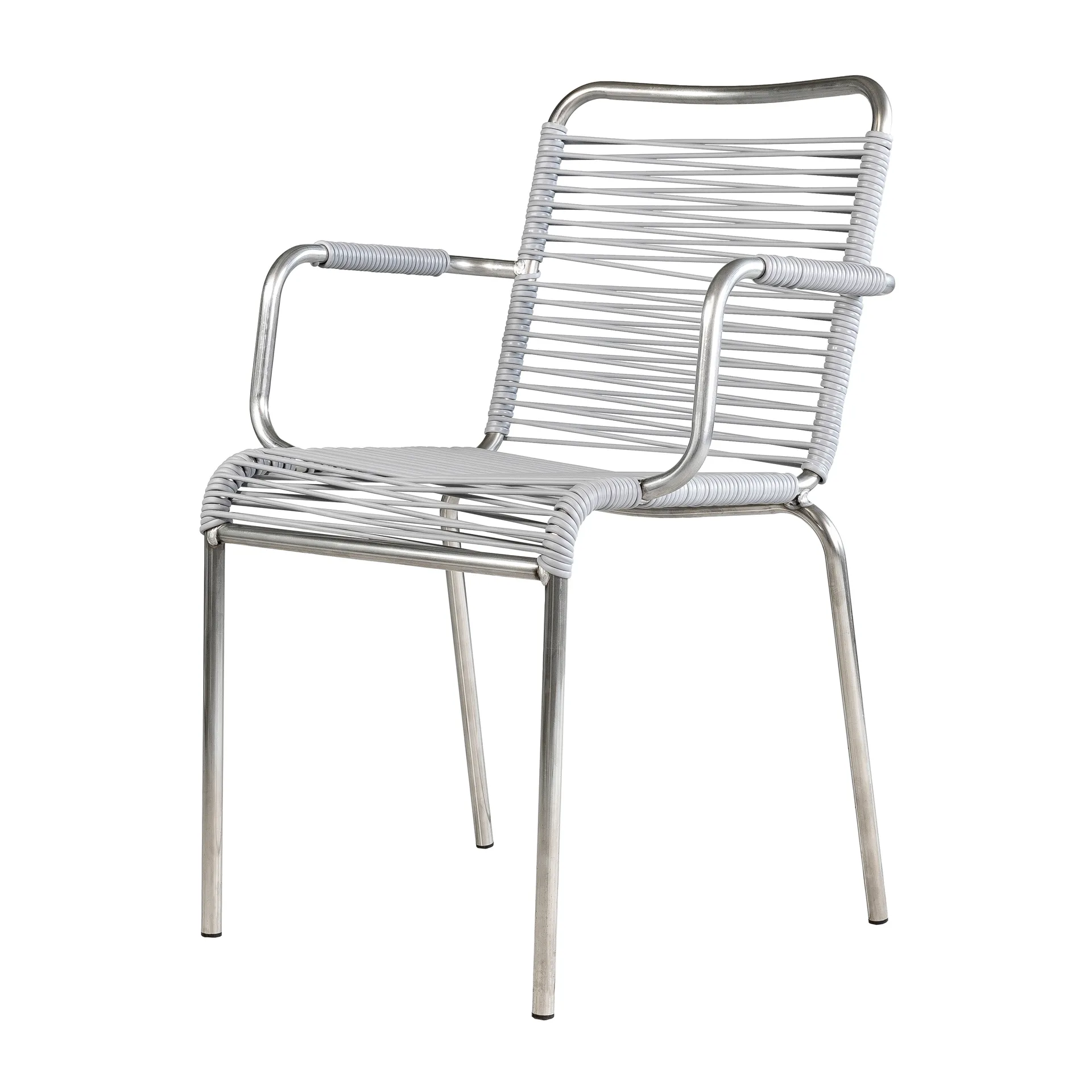 Mya armchair aluminium, Grey Fiam