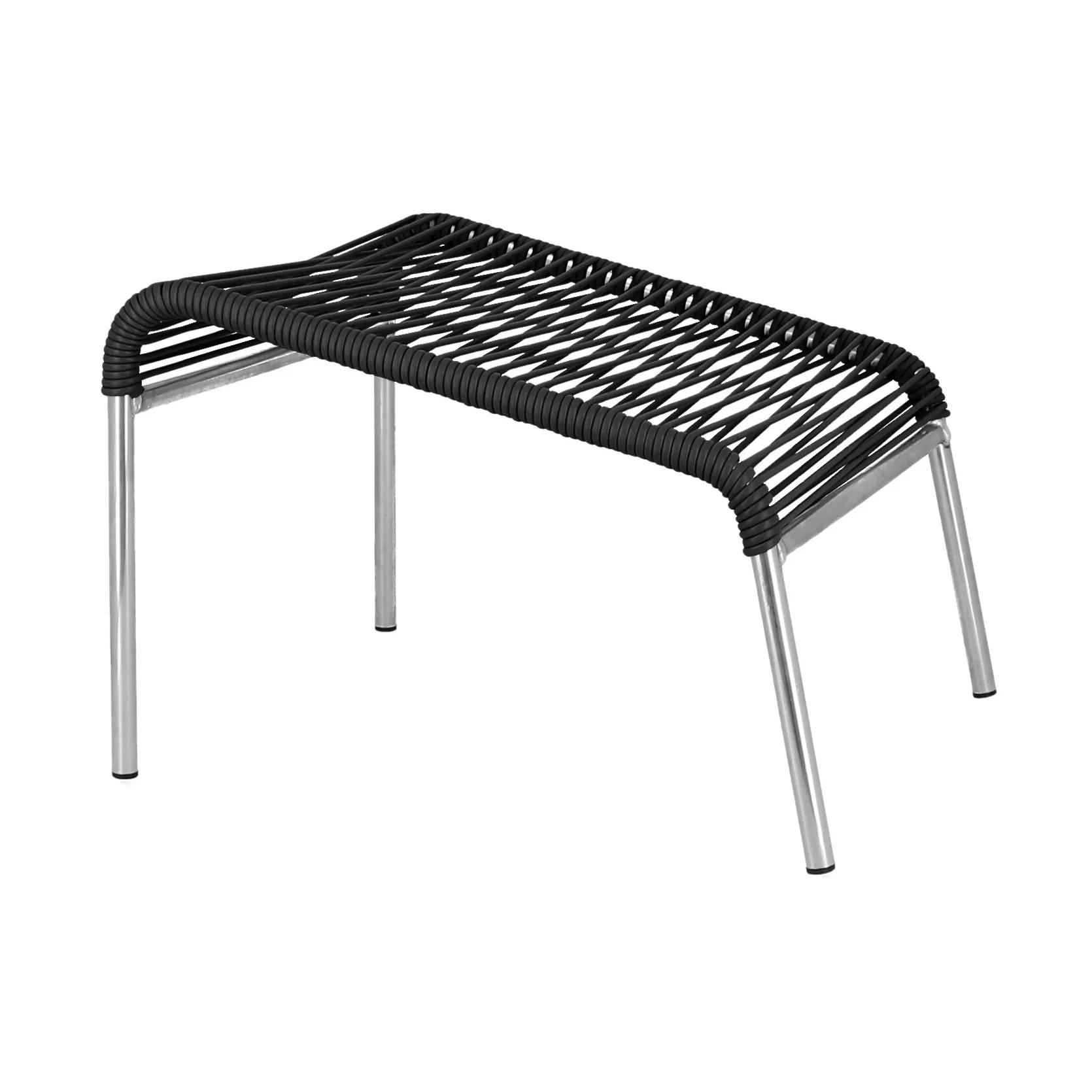 Mya Lounge footrest, Black Fiam