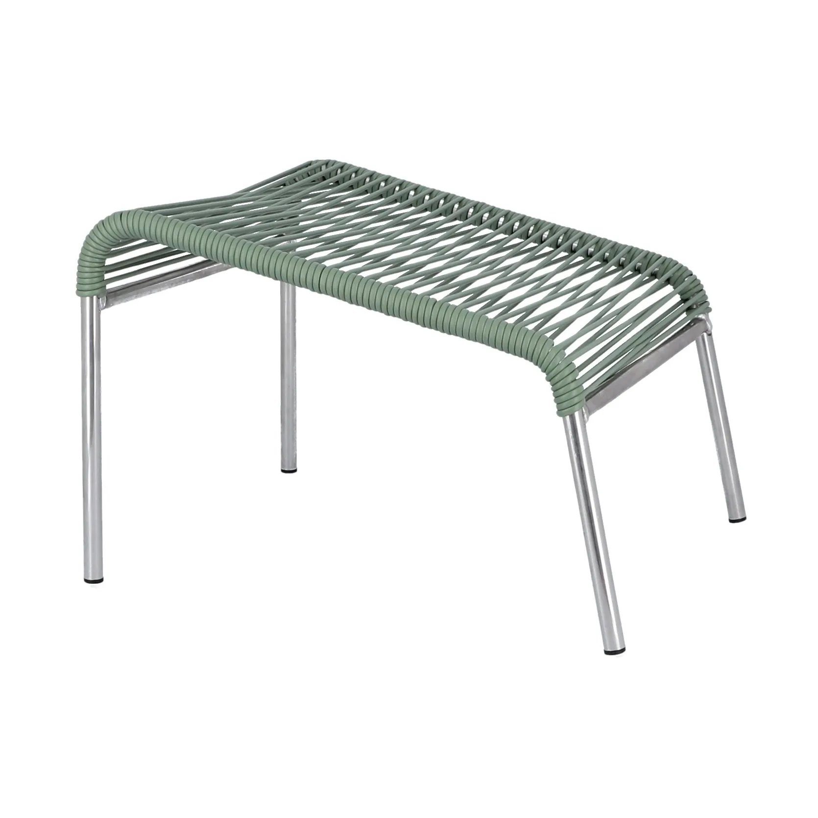 Mya Lounge footrest, Sage green Fiam