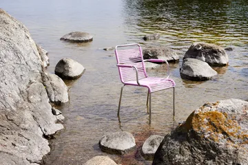 Mya Spaghetti armchair - Pink - Fiam