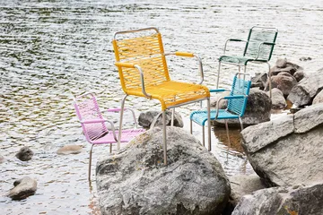Mya Spaghetti armchair - Turquoise - Fiam