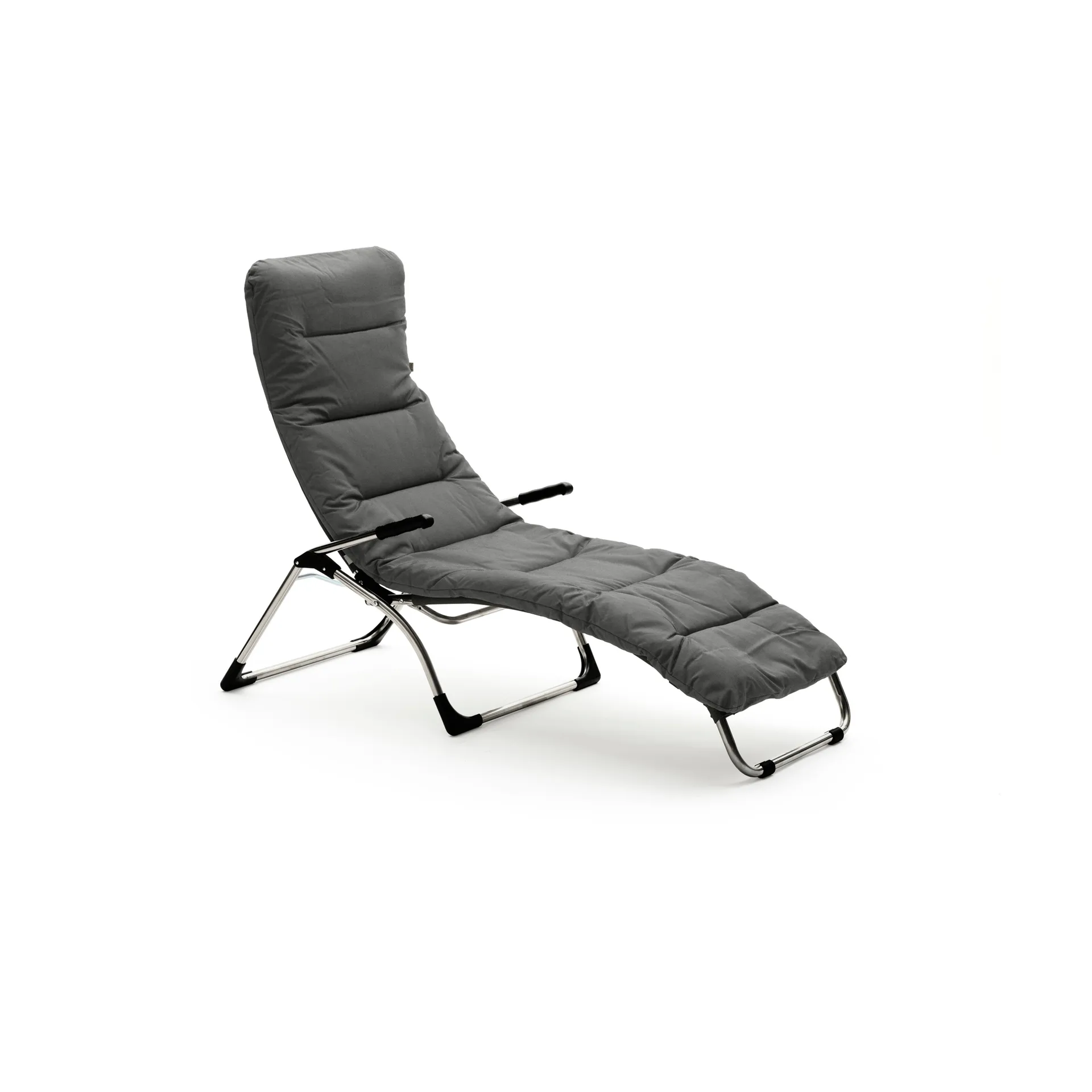 Samba Soft cushion for sun lounger, Anthracite Fiam