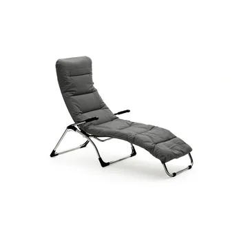 Samba Soft cushion for sun lounger - Anthracite - Fiam