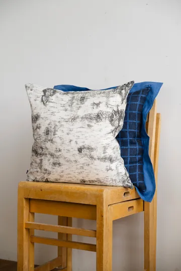 Bark cushion cover 48x48 cm - Black-white - Fine Little Day