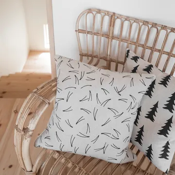 Barr cushion cover - nature-black - Fine Little Day