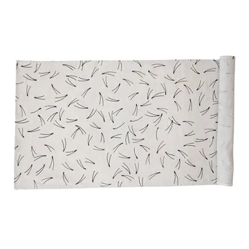 Barr table runner 44x137 cm - nature-black - Fine Little Day