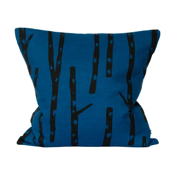 Birch cushion cover 48x48 cm - Blue-black - Fine Little Day