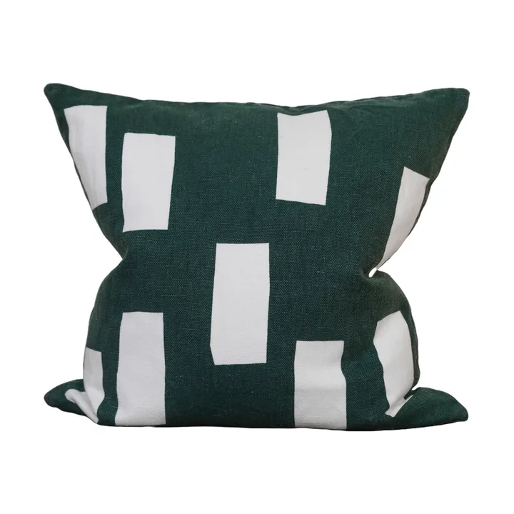 Block cushion cover 48x48 cm - Green - Fine Little Day