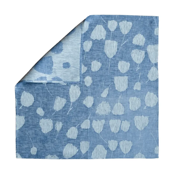 Bouquet kitchen towel 58x58 cm - Blue-off white - Fine Little Day