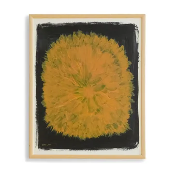 Dandelion poster 40x50 cm - Yellow-black - Fine Little Day