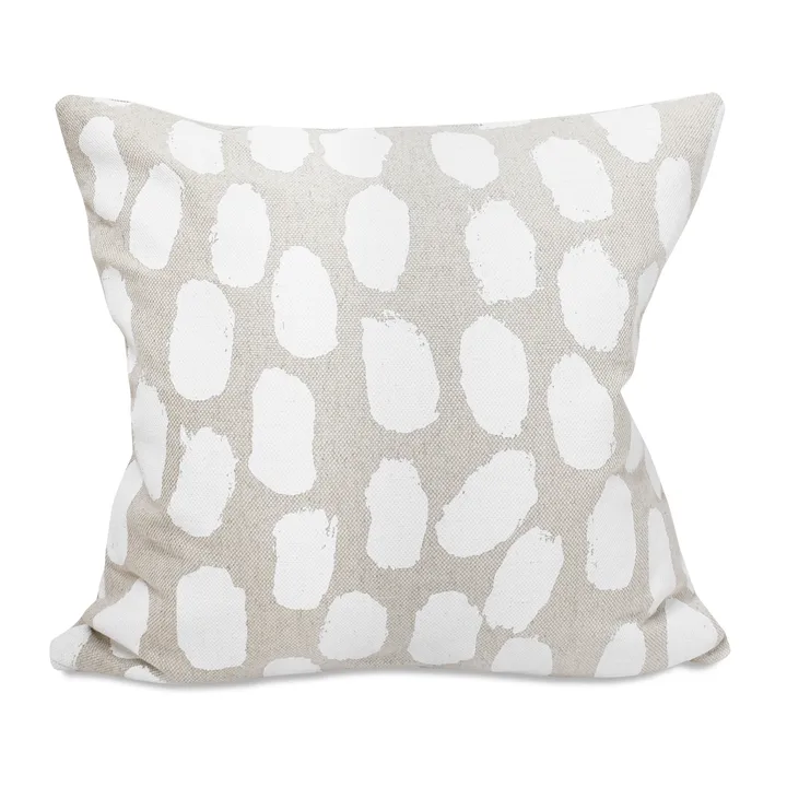 Dots cushion cover 48x48 cm - beige-white - Fine Little Day