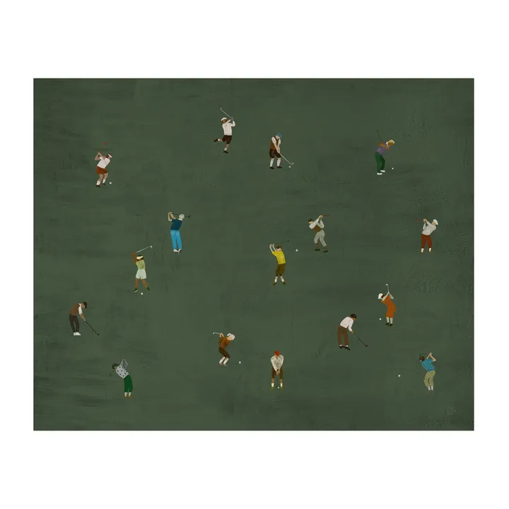 Golfers poster - 40x50 cm - Fine Little Day