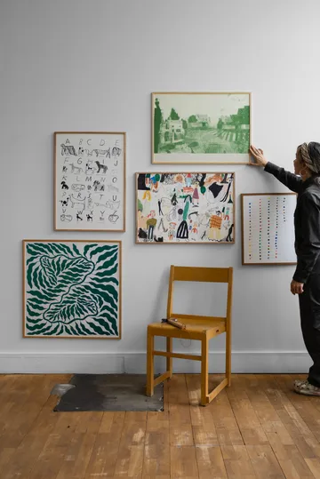 Green poster - 70x70 cm - Fine Little Day