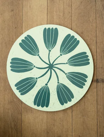 Krans pot mat Ø21 cm - Green - Fine Little Day