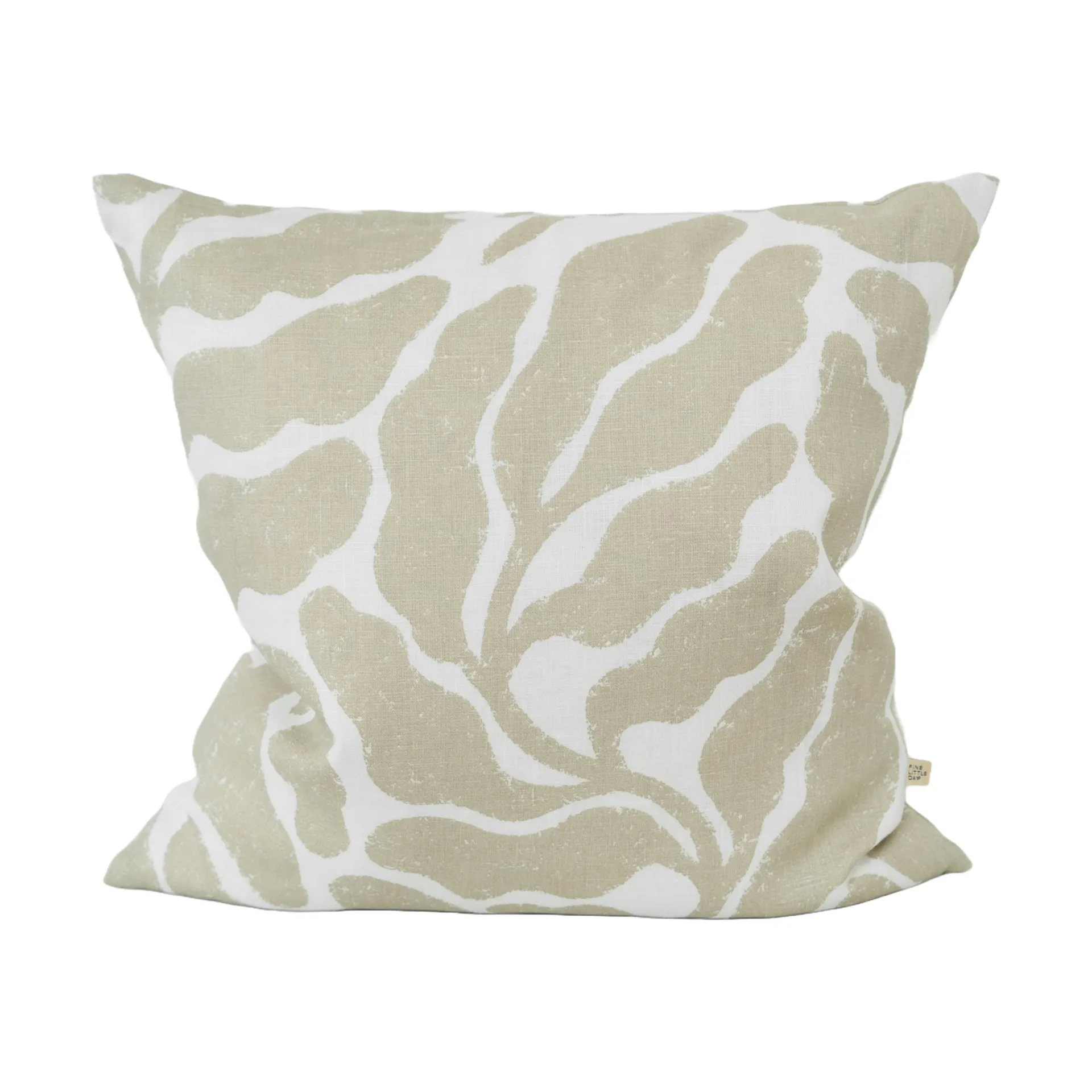 Leaves cushion cover 48x48 cm, Sand Fine Little Day