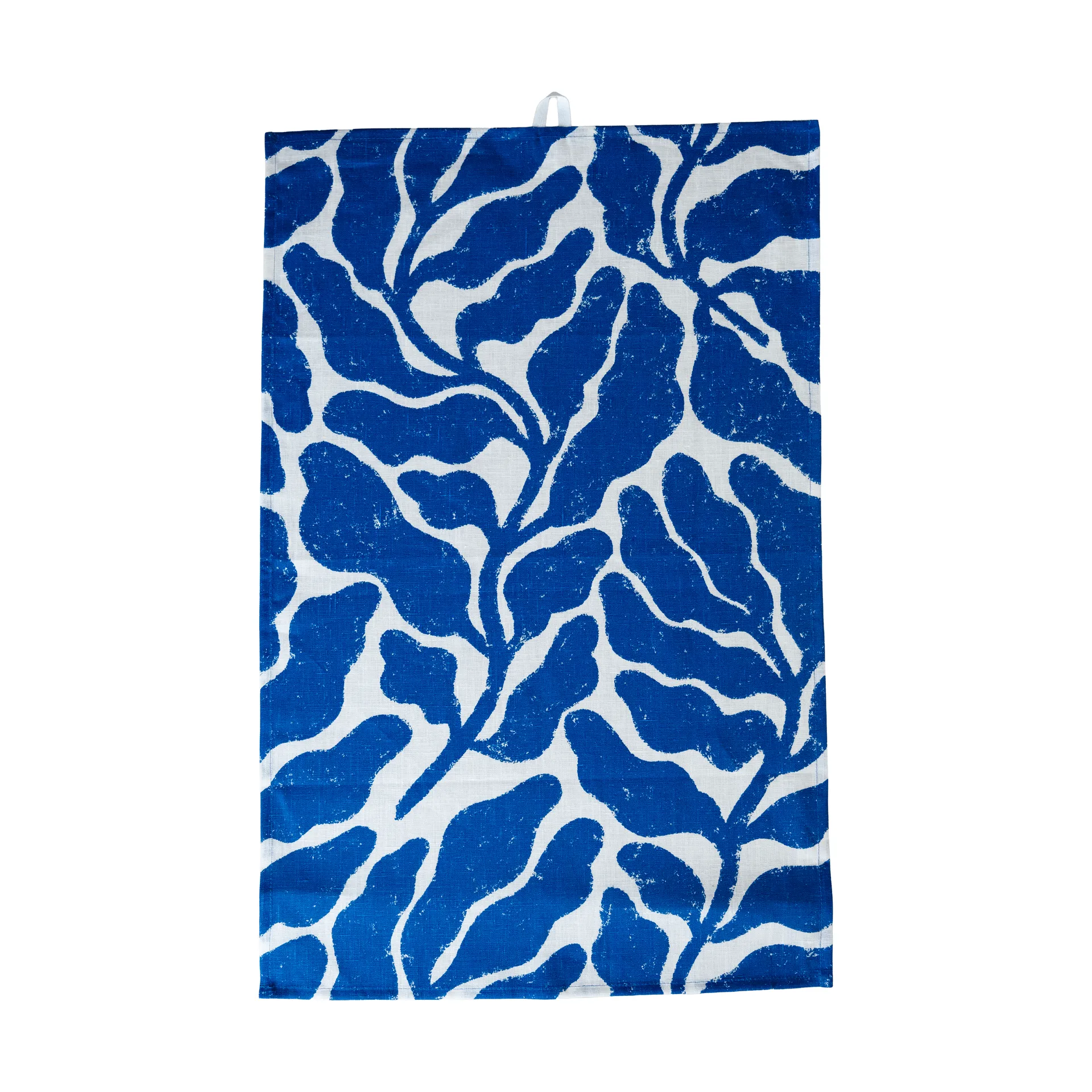 Leaves kitchen towel, White-blue, 47x70 cm Fine Little Day