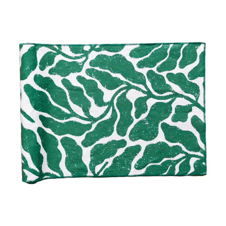 Leaves runner - Green, 45x180 cm - Fine Little Day